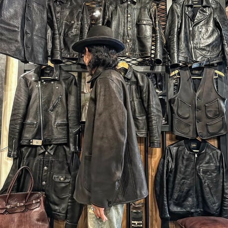 CWORKS【Load  / ﾛｰﾄﾞ】Deer leather coverall (FINE CREEK)