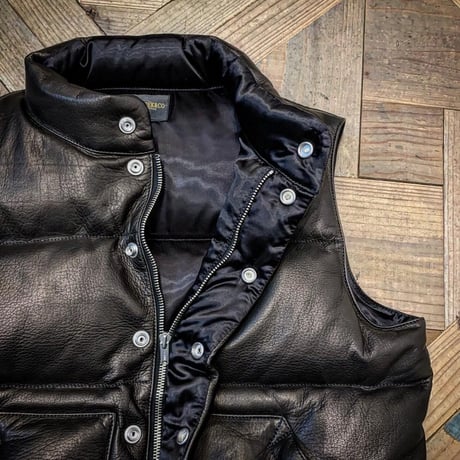 FINE CREEK ＆CO【Law / ロー】ﾚｻﾞｰﾀﾞｳﾝﾍﾞｽﾄ（BLACK) 2026年11月末〜2027年2月末入荷予定分！！ご予約