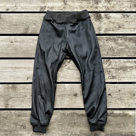MOSSIR【lover / ﾛｰﾊﾞｰ】stretch leather sweat pants (ﾌｧｲﾝｸﾘｰｸ)