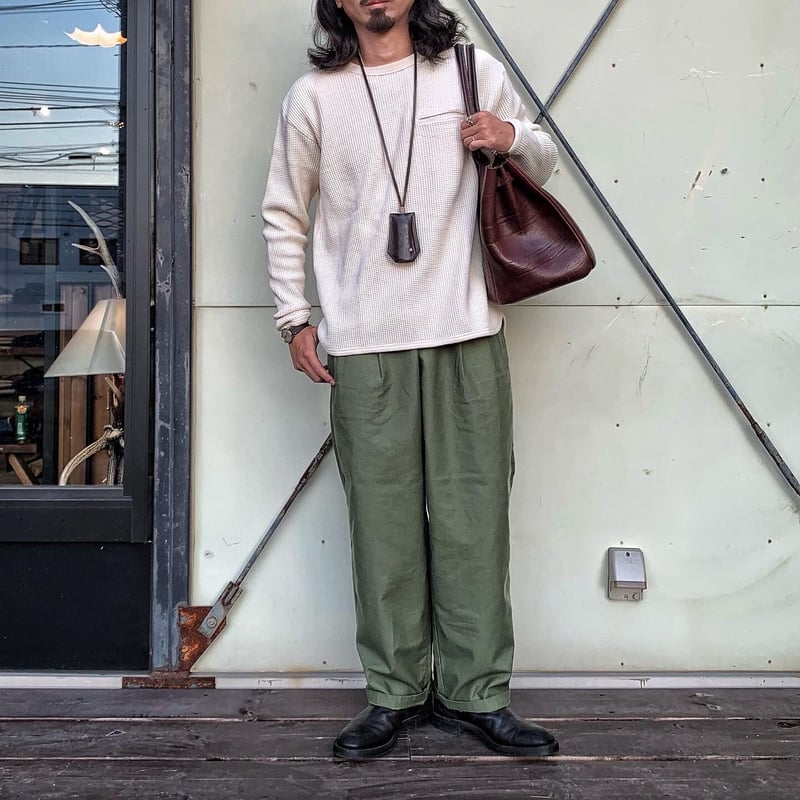 トップス CWORKS - CLIFFORD WAFFLE LONG SLEEVE C-WORKS