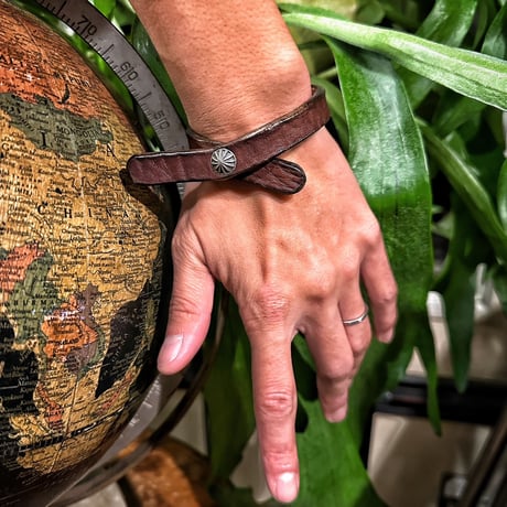 Dutch Leather Company × MASAYOSHI Apollo snap bracelet