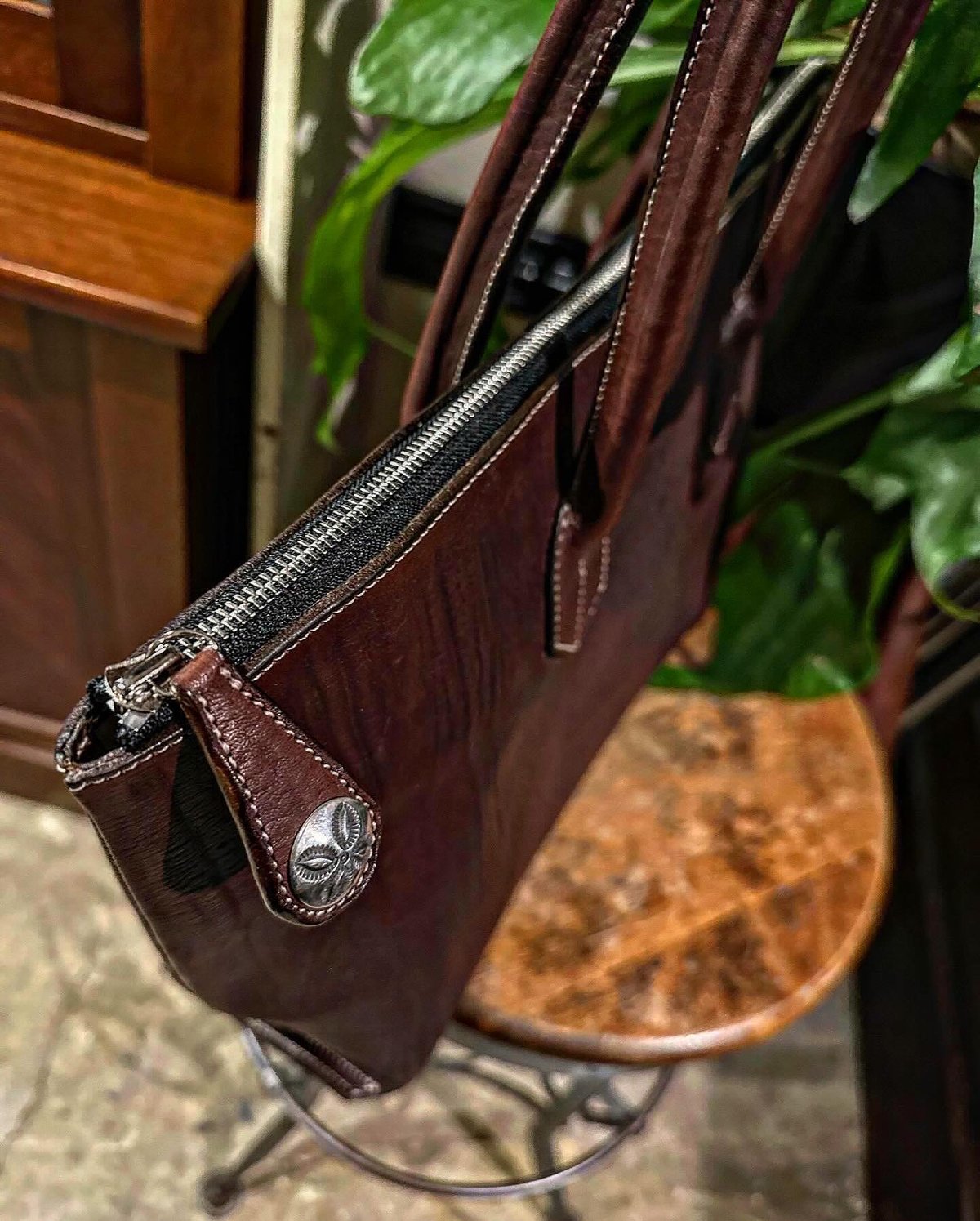 Dutch Leather Company × MASAYOSHI Zip Tote Bag