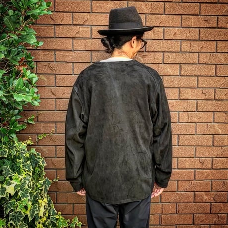 CWORKS【Biscuits / ﾋﾞｽｹｯﾂ】Deer suede (BLACK)(FINE CREEK )