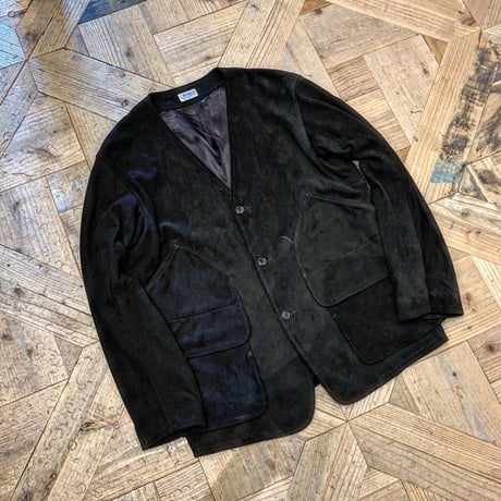 CWORKS【Biscuits / ﾋﾞｽｹｯﾂ】Deer suede (BLACK)(FINE CREEK )