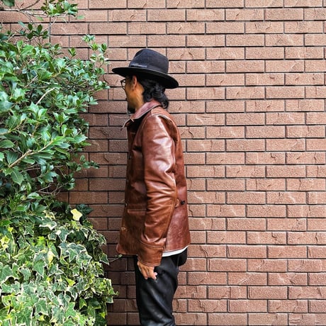 FINE CREEK ＆CO【Drifter / ﾄﾞﾘﾌﾀｰ】 car coat (horse) BROWN