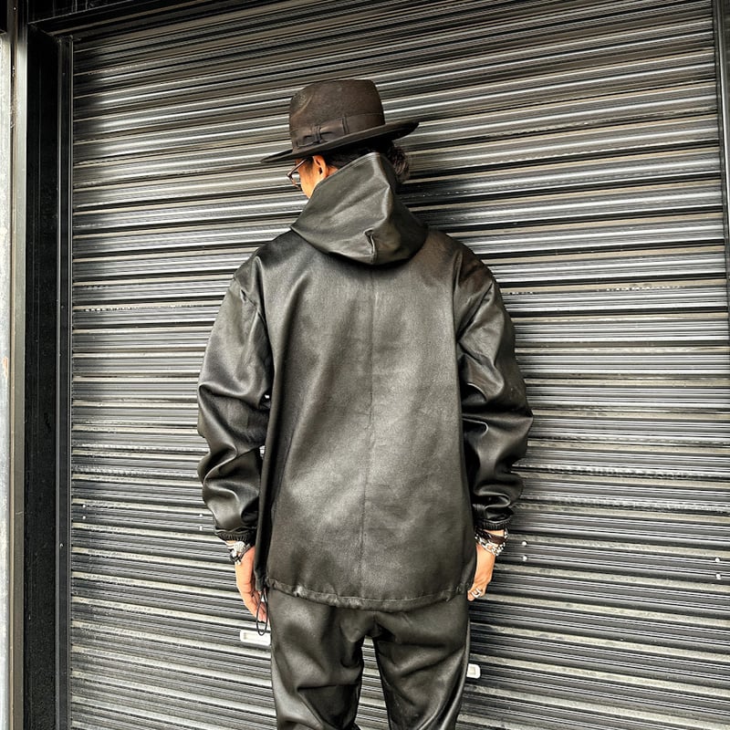 MOSSIR 【Lesley / ﾚｲﾘｰ】stretch leather parker (ﾌ