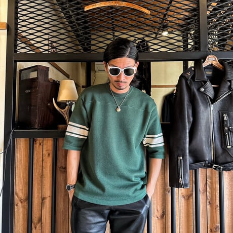 MOSSIR(モシール)【Santa Clara / football  Knit TEE】 (FINE CREEK )