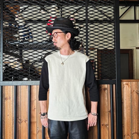 MOSSIR(モシール)【Carpenter / Baseball  Knit TEE】 (FINE CREEK )