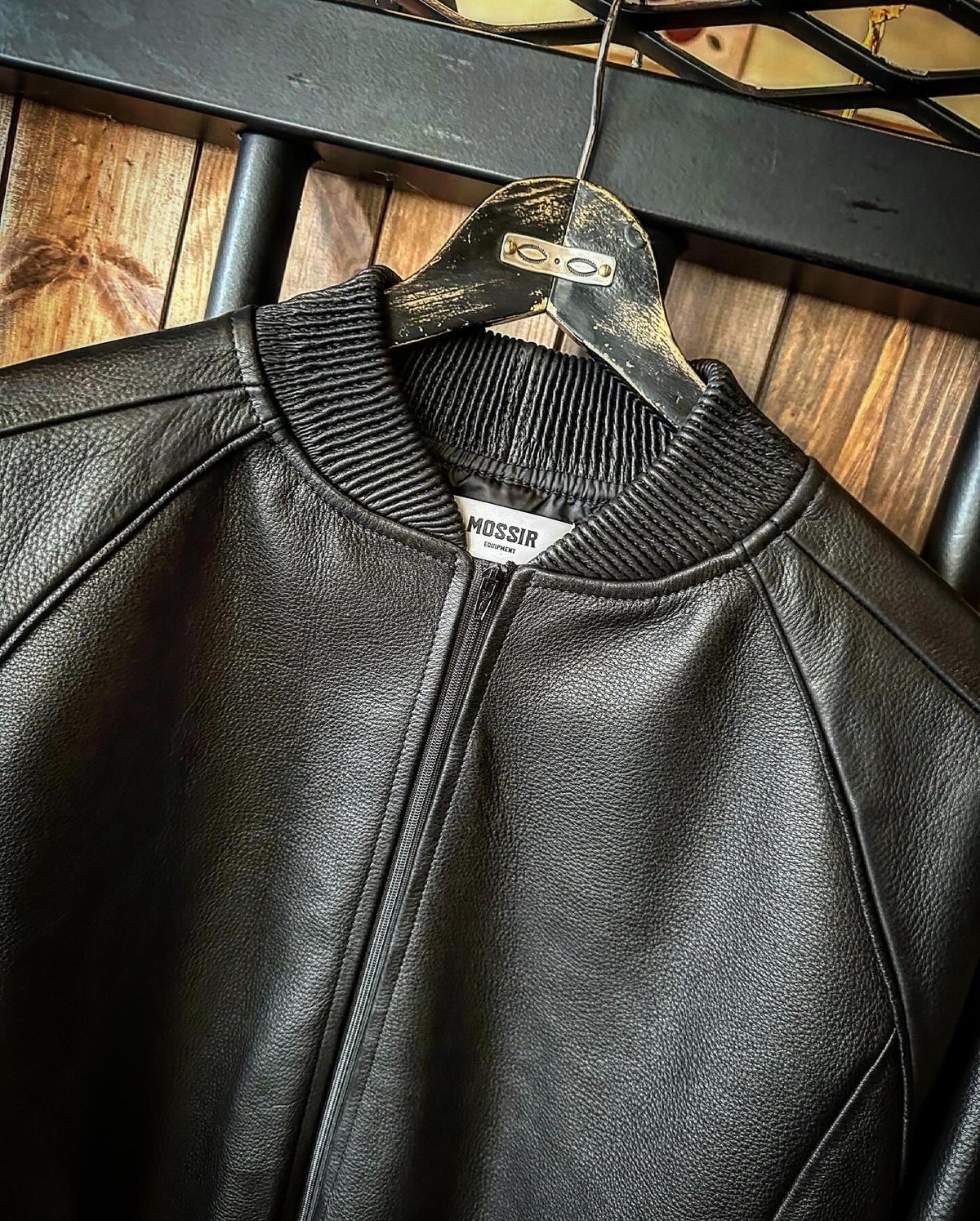 MOSSIR【Lay /ﾚｲ】washable leather track jacket (ﾌ
