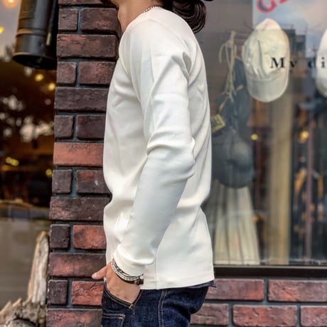 HIGHWAY NINE ハイウェイナイン U-NECK RIB L/S Tee(1005)