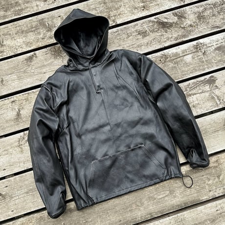 MOSSIR 【Lesley / ﾚｲﾘｰ】stretch leather parker (ﾌｧｲﾝｸﾘｰｸ)