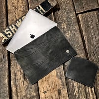 Dutch Leather Company MacBook Pro case & Mouse pad【BLACK series】