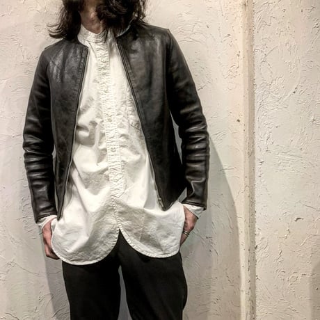 CWORKS 【Brooklyn / band collar shirt 】  (FINE CREEK )