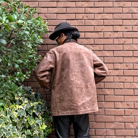 CWORKS【HUMMER】Leather COVERALL 2026年12月末～2027年6月末入荷予定！！ご予約