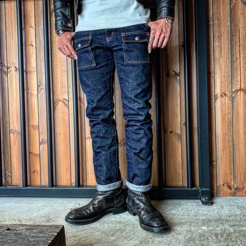 House on the hill  red stripe パンツ　サイズ90 Pants (Navy Stripe) | House on the Hill
