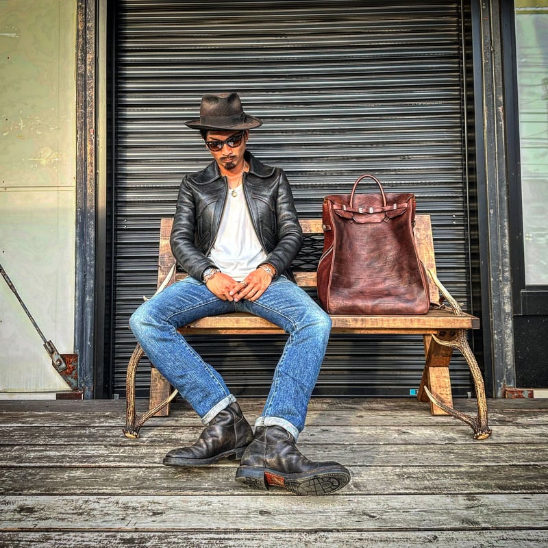 NAKED SUN / PROMISED LAND GOATSKIN【BLACK】 | ・ ・