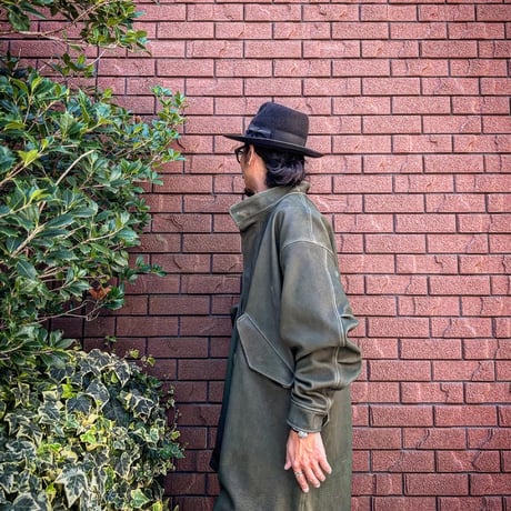 CWORKS【Ltail / ﾙﾃｰﾙ】Leather M65 fishtail（OLIVE）(FINE CREEK ) 2025年10月末～2026年6月末入荷予定！！ご予約