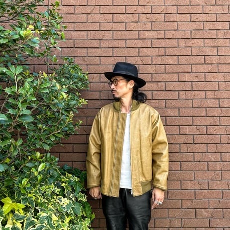 CWORKS【BERNIE】Leather Tanker jacket 2027年10月末〜2028年4月末入荷予定！！ご予約