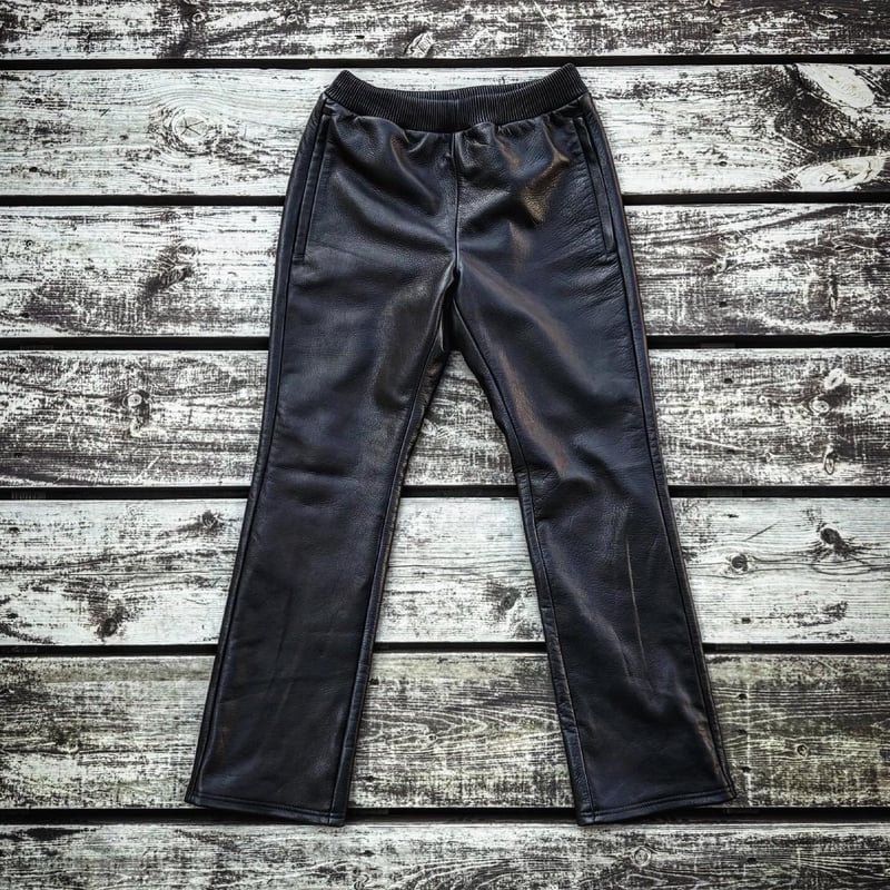 MOSSIR【Lalk / ﾗﾙｸ】washable leather track pants(