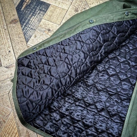 CWORKS【Lin /ﾘﾝ】Leather M65用 liner（OLIVE）(FINE CREEK )