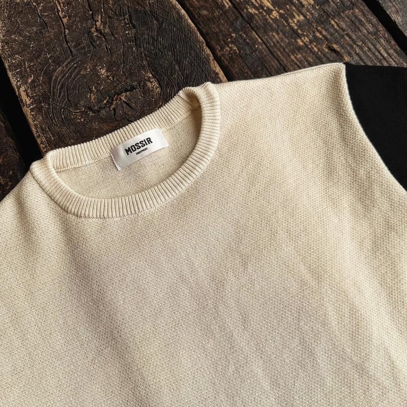 MOSSIR(モシール)【Carpenter / Baseball Knit TEE】 (F