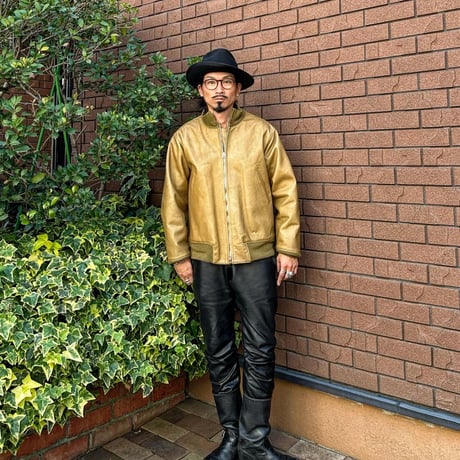 CWORKS【BERNIE】Leather Tanker jacket 2027年10月末〜2028年4月末入荷予定！！ご予約