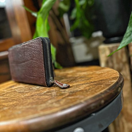 Dutch Leather Company ×  MASAYOSHI round zip long wallet