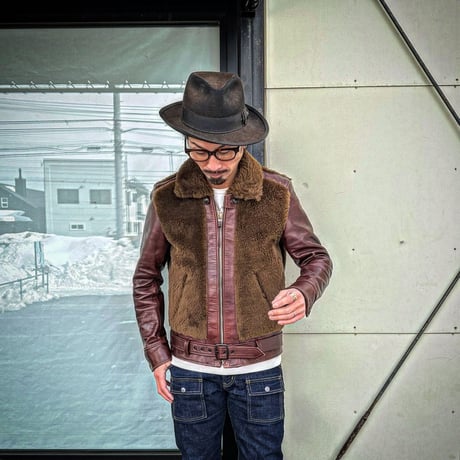 FOUNTAINHEAD LEATHER【THETA/ ｼｰﾀ】【BROWN】