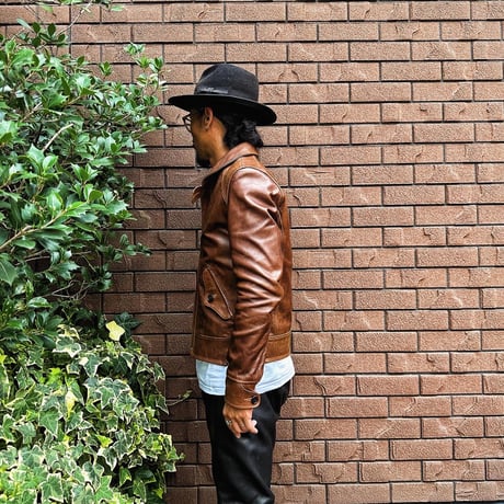 FINE CREEK ＆CO【Rosen jacket / ﾛｰｾﾞﾝｼﾞｬｹｯﾄ】 zip cossack (horse) BROWN