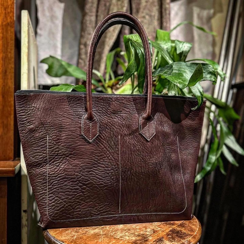 Dutch Leather Company × MASAYOSHI Zip Tote Bag