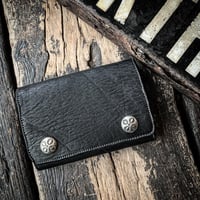 Dutch Leather Company ×  MASAYOSHI garcon wallet  middle【BLACK series】