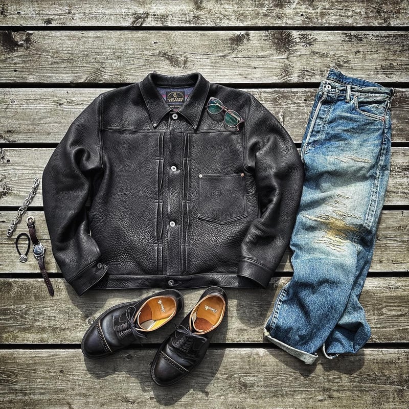 HIGHLARGE LEATHERS【Oklahoma City WWII / WAPITI HIGHLARGE LEATHERS【Oklahoma City WWII / WAPITI