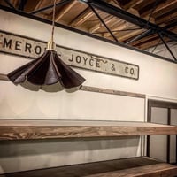 Dutch Leather Company pendant light shade