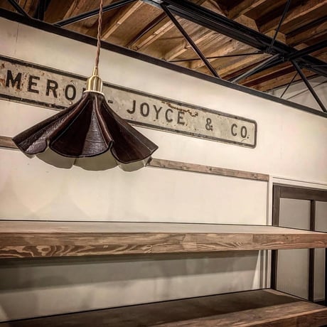 Dutch Leather Company pendant light shade