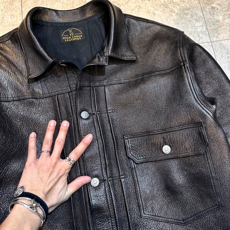 HIGHLARGE LEATHERS【New Castle HTD】1st BLACK 　2026年9月末～2026年12月末入荷予定分！！ご予約