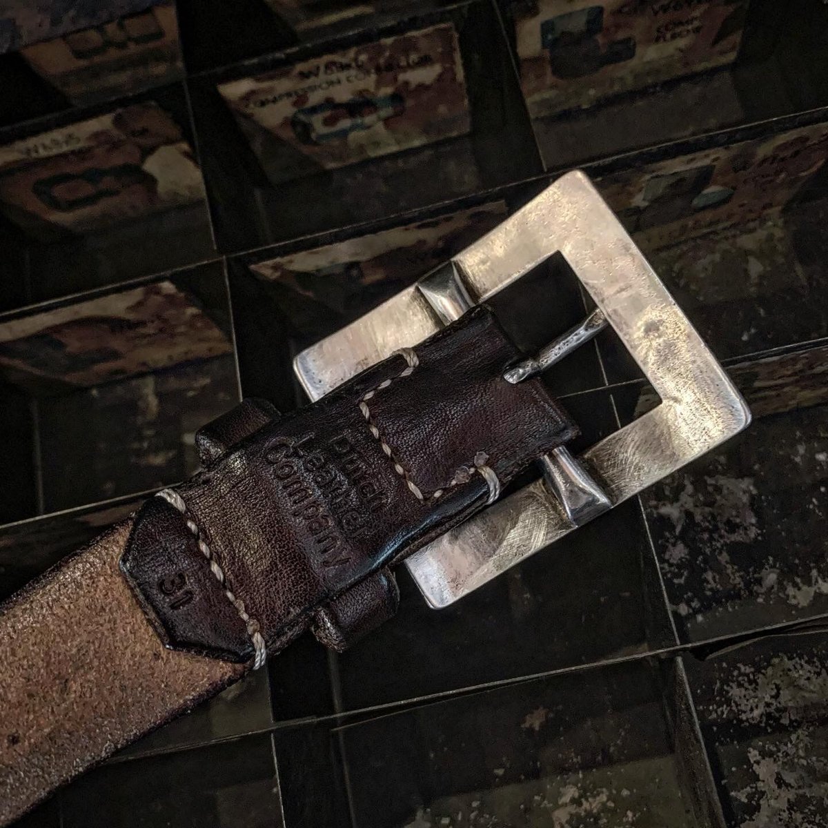 Dutch Leather Company Tony Belt サイズ34 Dutch Leather Company × MASAYOSHI / Tony belt |