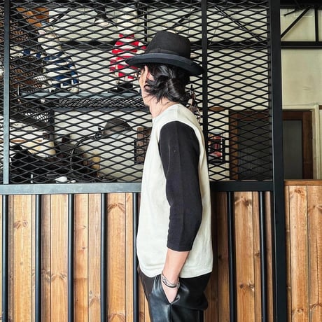 MOSSIR(モシール)【Carpenter / Baseball  Knit TEE】 (FINE CREEK )