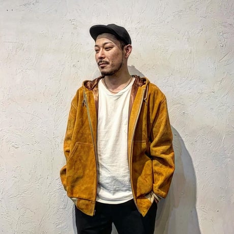 CWORKS【Crispy / ｸﾘｽﾋﾟｰ 】Deer suede (CAMEL)(FINE CREEK )