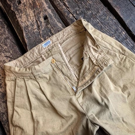 CWORKS 【Falk/Two Tuck Chino Work Pants】