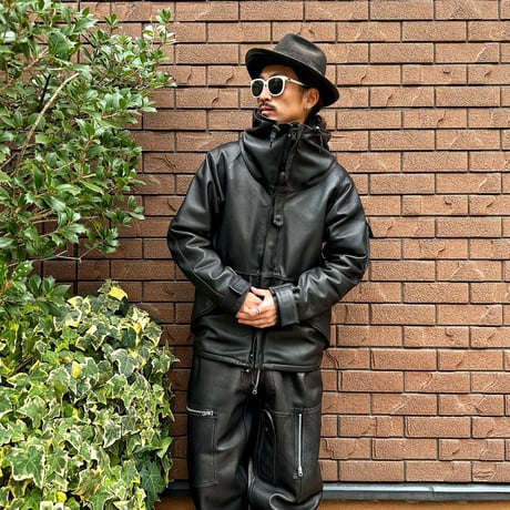 MOSSIR【MARTIAL / ﾏｰｼｬﾙ】waterproof leather Parker Jacket (ﾌｧｲﾝｸﾘｰｸ) 2026年2月末～2026年10月末入荷予定！！