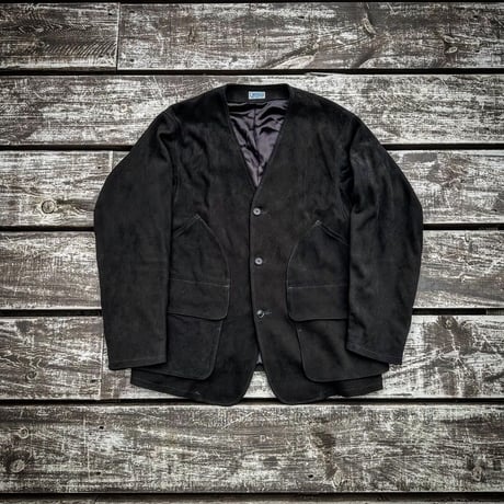 CWORKS【Biscuits / ﾋﾞｽｹｯﾂ】Deer suede (BLACK)(FINE CREEK )