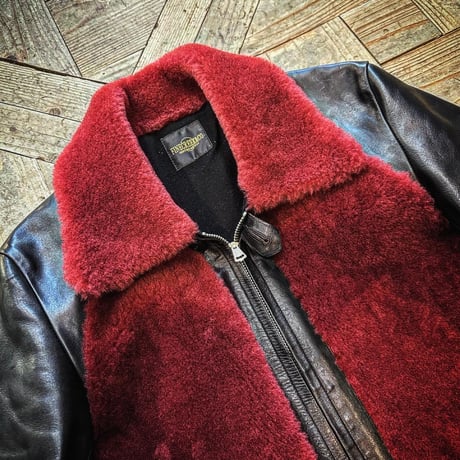 FINE CREEK ＆CO【Innocence / ｲﾉｾﾝｽ】grizzly JKT (Horse)（BLACK×RED）
