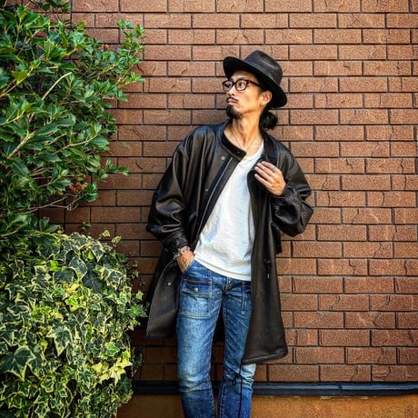 CWORKS【Lin /ﾘﾝ】Leather M65用 liner（BLACK）(FINE CREEK )