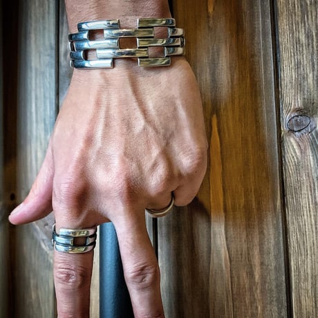 【CELLMAN2DEERMES】  （MASAYOSHI）/ 〜 Rain 〜 bracelet （wide）