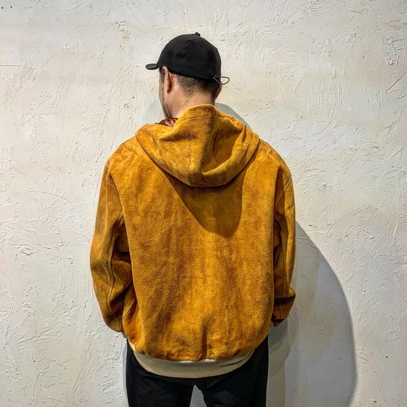 【セール中】ヴィンテージ・グリーススタイルフレーム PF0023 CWORKS【Crispy / ｸﾘｽﾋﾟｰ 】Deer suede (CAMEL)(FINE