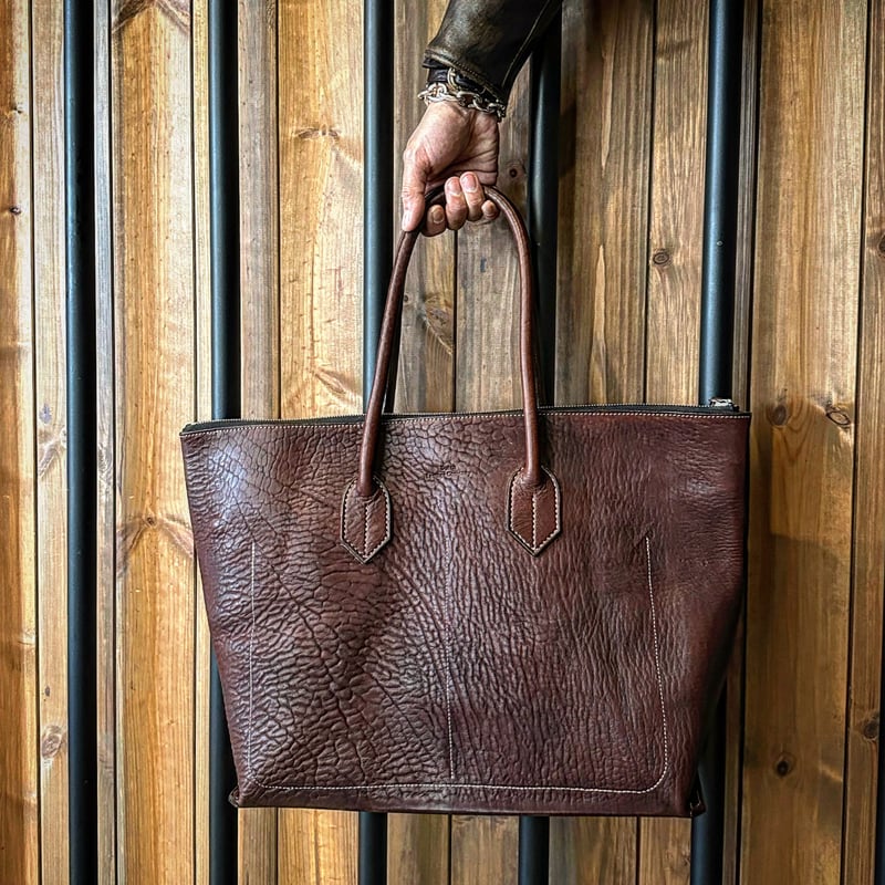 Dutch Leather Company × MASAYOSHI Zip Tote Bag