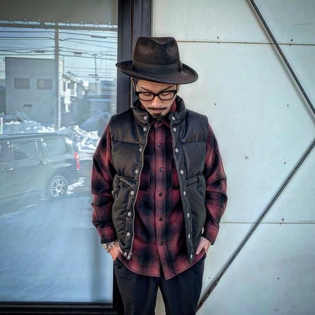 FINE CREEK ＆CO【Law / ロー】ﾚｻﾞｰﾀﾞｳﾝﾍﾞｽﾄ（BLACK) 2026年11月末〜2027年2月末入荷予定分！！ご予約