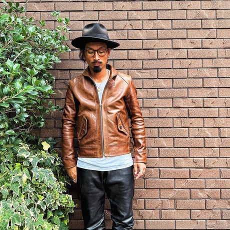 FINE CREEK ＆CO【Rosen jacket / ﾛｰｾﾞﾝｼﾞｬｹｯﾄ】 zip cossack (horse) BROWN