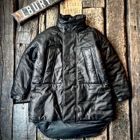 CWORKS【Len / レン】Leather MONSTER PARKA (FINE CREEK )