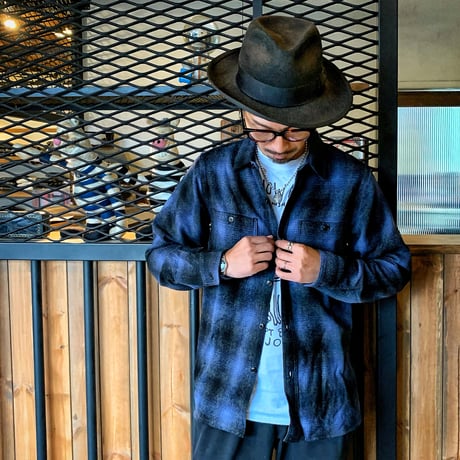 CWORKS 【Jaime /wool shirt】  (FINE CREEK )